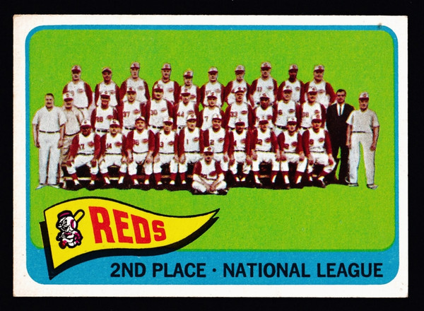 1965 Topps #316 Cincinnati Reds Team VGEX