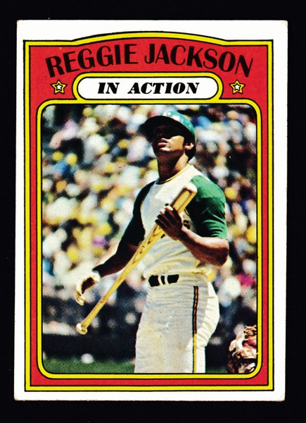 1972 Topps #436 Reggie Jackson IA VGEX