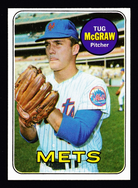 1969 Topps #601 Tug McGraw NMMT