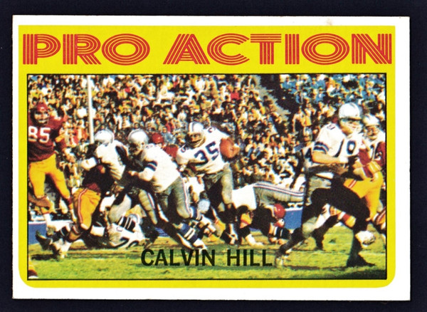 1972 Topps #129 Calvin Hill IA EX
