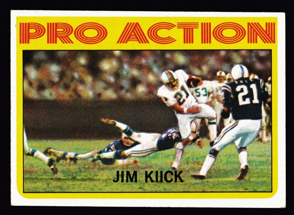 1972 Topps #121 Jim Kiick IA EX