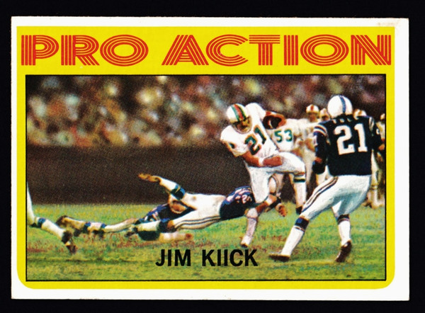1972 Topps #121 Jim Kiick IA EX+