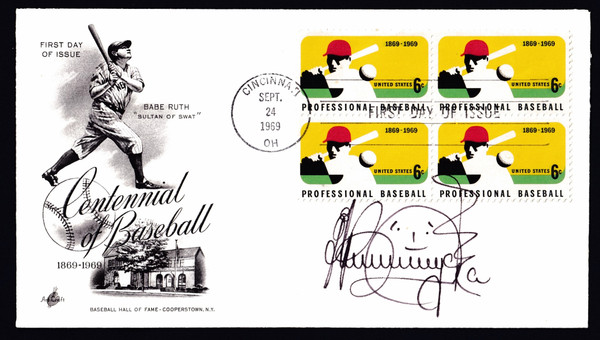 Benny Ayala Signed 6.5" X 3.75" First Day Cover