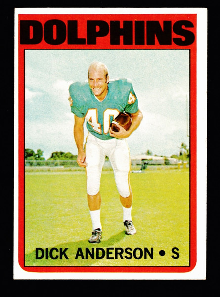 1972 Topps #098 Dick Anderson EX