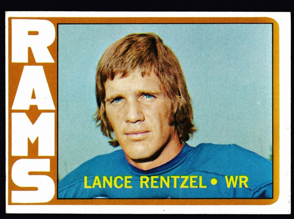 1972 Topps #081 Lance Rentzel EX-