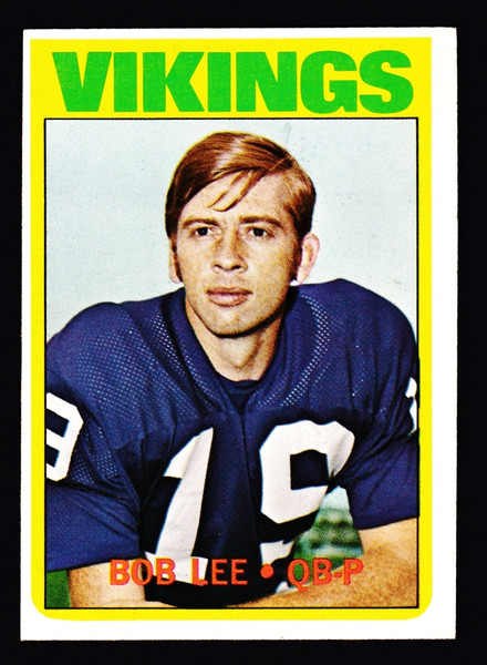 1972 Topps #071 Bob Lee RC EX