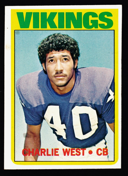 1972 Topps #053 Charlie West RC VG