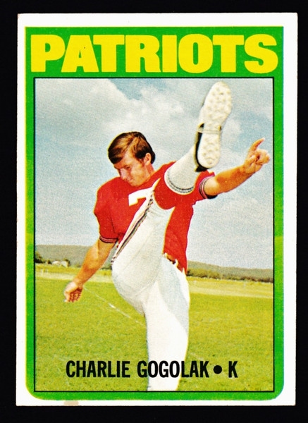 1972 Topps #044 Charlie Gogolak EX