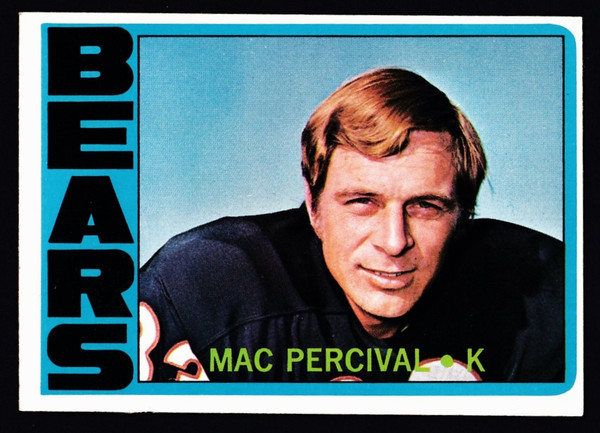 1972 Topps #041 Mac Percival EX-