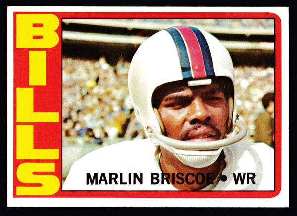 1972 Topps #030 Marlin Briscoe RC EX+