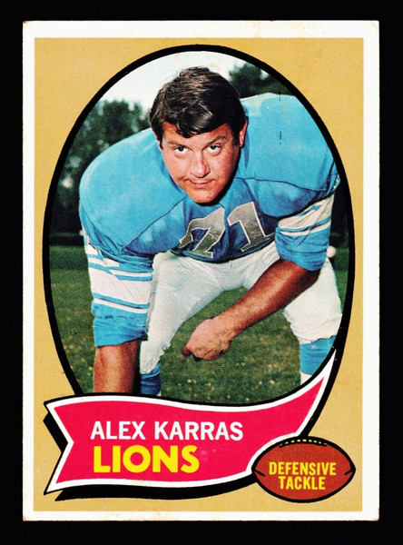 1970 Topps #249 Alex Karras EX-