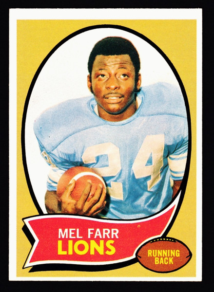 1970 Topps #052 Mel Farr RC EX+