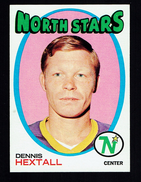 1971 Topps #128 Dennis Hextall EXMT