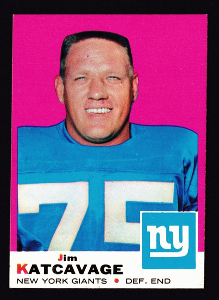 1969 Topps #084 Jim Katcavage EXMT+