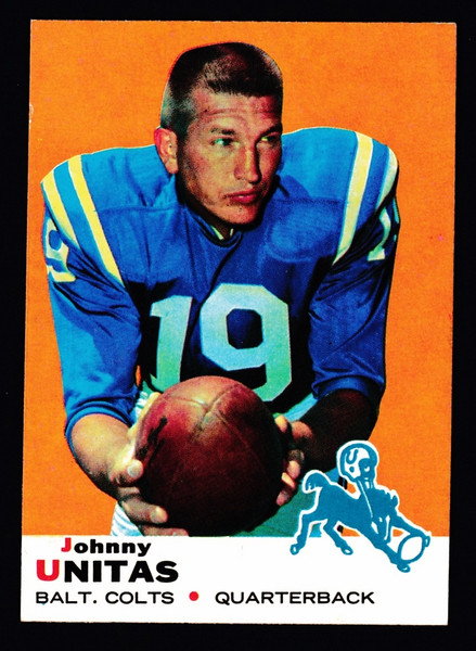 1969 Topps #025 Johnny Unitas EX+