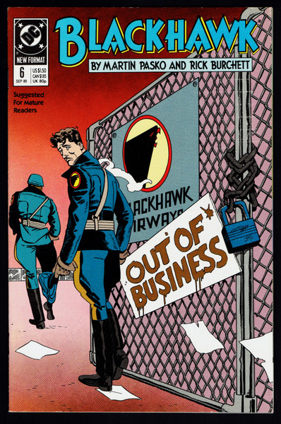 1989 DC Blackhawk #6 VF/NM