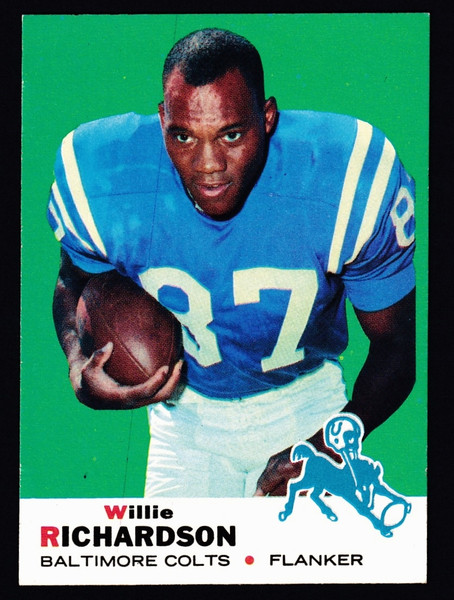 1969 topps #005 Willie Richardson EXMT