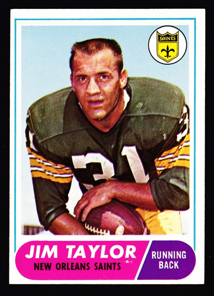 1968 Topps #160 Jim Taylor VG