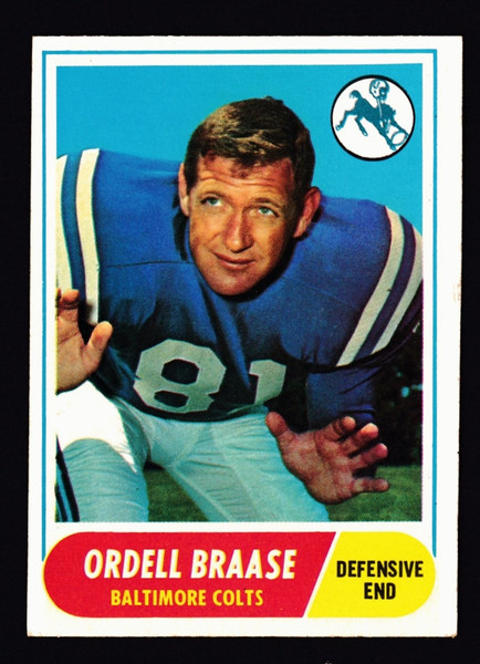 1968 Topps #126 Ordell Braase VGEX