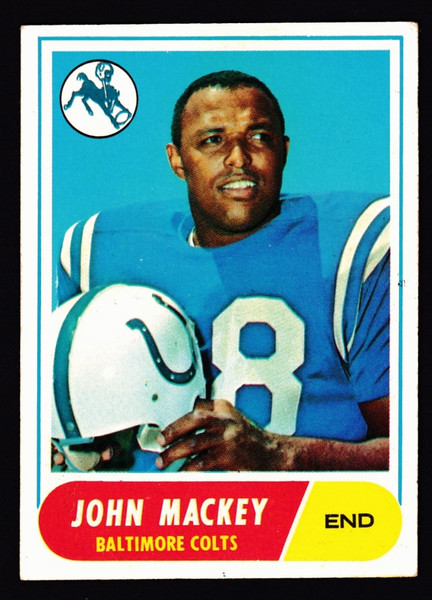 1968 Topps #074 John Mackey EX-