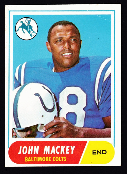 1968 Topps #074 John Mackey VG