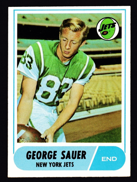 1968 Topps #013 George Sauer EX-