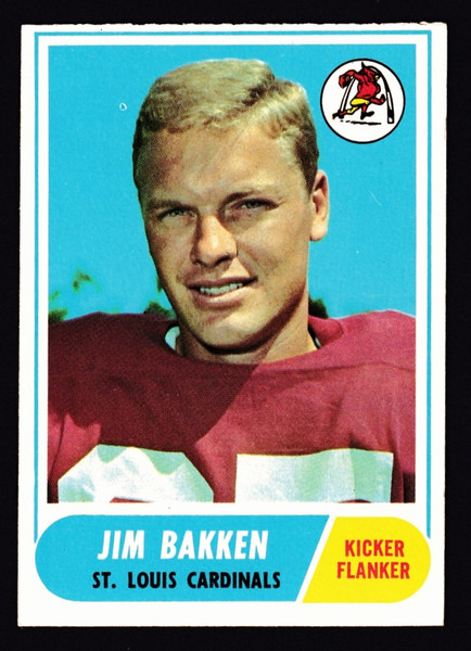 1968 Topps #008 Jim Bakken EX