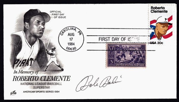 Bob Bolin Signed 6.5" X 3.75" First Day Cover