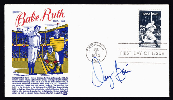 Doug Bair Signed 6.5" X 3.75" First Day Cover