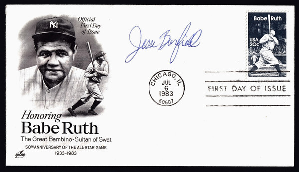 Jesse Barfield Signed 6.5" X 3.75" First Day Cover