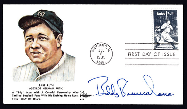 Buddy Biancalana Signed 6.5" X 3.75" First Day Cover