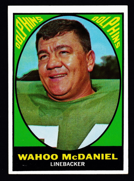 1967 Topps #082 Wahoo McDaniel RC EXMT