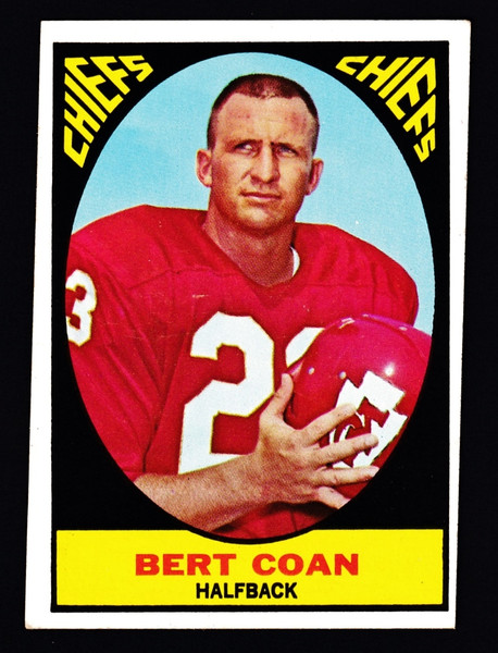 1967 Topps #063 Bert Coan RC Miscut