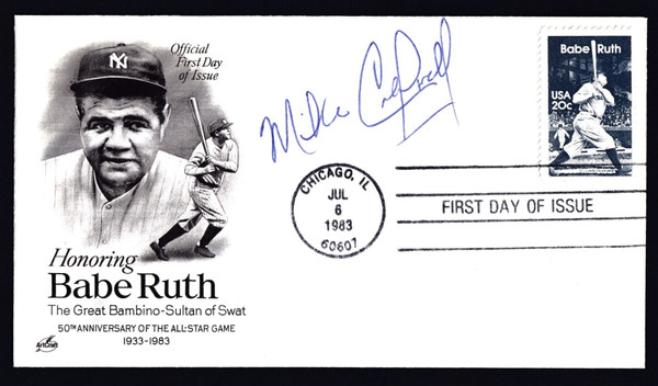 Mike Caldwell Signed 6.5" X 3.75" First Day Cover