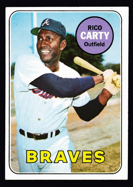 1969 Topps #590 Rico Carty VGEX