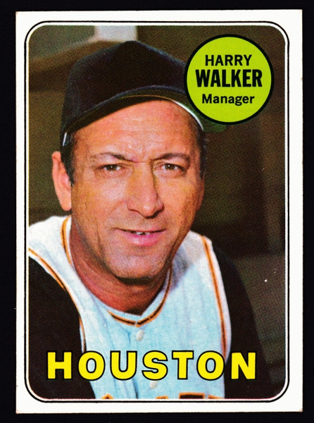 1969 Topps #633 Harry Walker EX