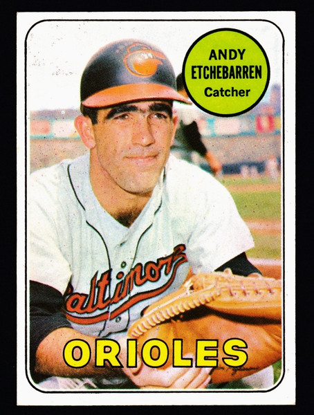 1969 Topps #634 Andy Etchebarren EX+