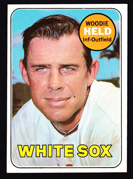 1969 Topps #636 Woody Held EX-