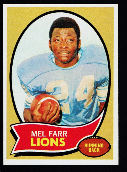 1970 Topps #052 Mel Farr RC NMMT