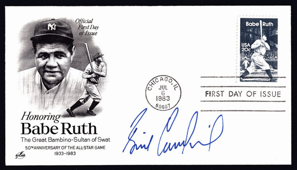 Bill Campbell Signed 6.5" X 3.75" First Day Cover