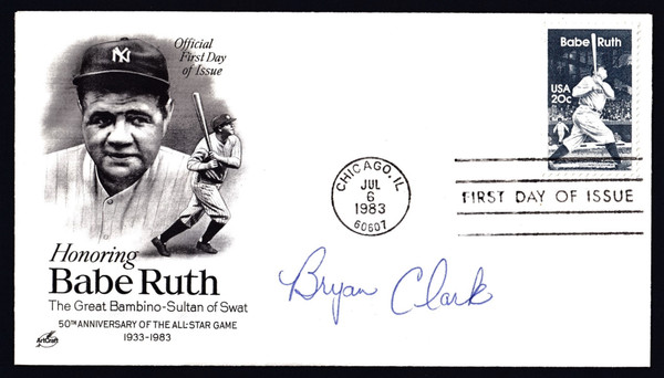 Bryan Clark Signed 6.5" X 3.75" First Day Cover