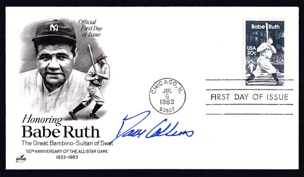 Dave Collins Signed 6.5" X 3.75" First Day Cover