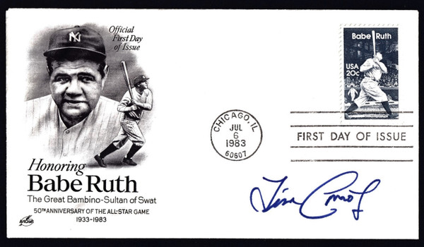 Cecil Cooper Signed 6.5" X 3.75" First Day Cover