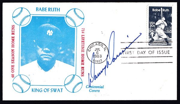 Danny Darwin Signed 6.5" X 3.75" First Day Cover
