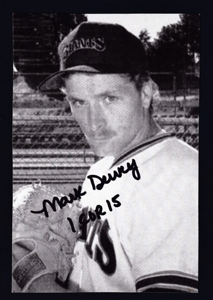 Mark Dewey Signed 4" X 6" Photo