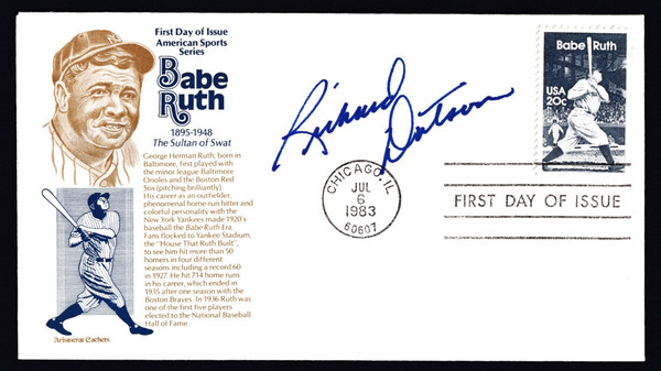 Richard Dotson Signed 6.5" X 3.75" First Day Cover