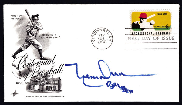Leon Durham Signed 6.5" X 3.75" First Day Cover