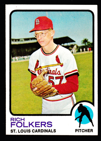 1973 Topps #649 Rich Folkers EX+