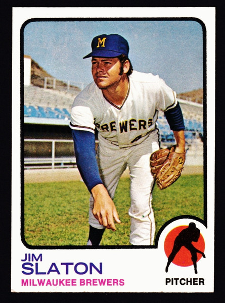 1973 Topps #628 Jim Slaton EX-