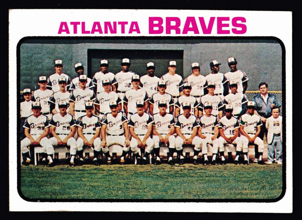 1973 Topps #521 Atlanta Braves Team VG